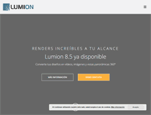 Tablet Screenshot of lumion.es